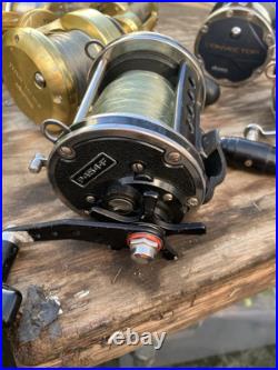 Vintage big game fishing reels saltwater. All Sold As A Lot. Will Not Breakout