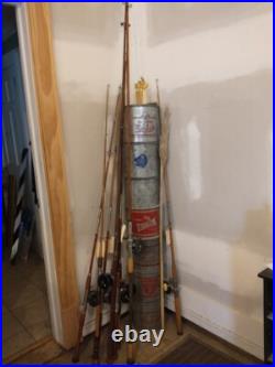 Vintage fishing reel, 1955 green monifil. Super rare