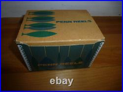 Vintage fishing reel Penn 209M Very Nice shape, Box, tool, braketcollect reels