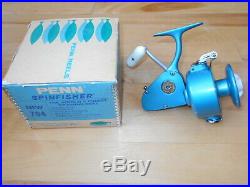 Vintage fishing reel Penn 704 Near Mint Unused in box with extras Stunning cond