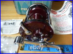 Vintage fishing reel Penn Jigmaster 500, Stunning Display Condition, box papers