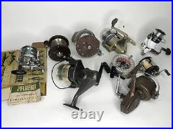 Vintage fishing reels, Penn, Pflueger, Quantum, Daiwa