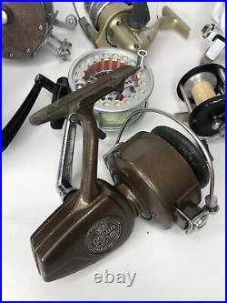 Vintage fishing reels, Penn, Pflueger, Quantum, Daiwa