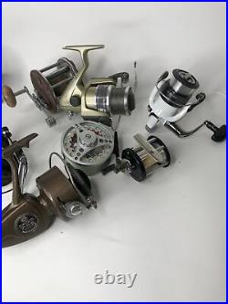 Vintage fishing reels, Penn, Pflueger, Quantum, Daiwa