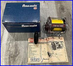 Vintage rare Penn 113hlw 4/0 wide spool senator reelNEW IN BOX