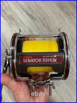 Vintage rare Penn 113hlw 4/0 wide spool senator reelNEW IN BOX