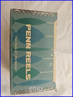 Vtg 1976 Nos Penn Squidder 140 Fishing Reel Original Box Acessories