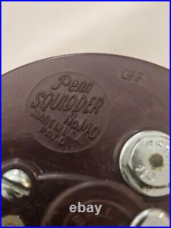 Vtg 1976 Nos Penn Squidder 140 Fishing Reel Original Box Acessories