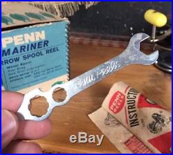 Vtg Fishing Penn #149 Deep Sea Reel Penn Fishing Tackle With Box Nos