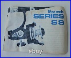 Vtg Mint In Box Penn 440 SS Spinning Reel + Bean's Double L Floating Fly Line