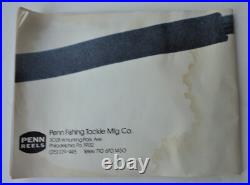 Vtg Mint In Box Penn 440 SS Spinning Reel + Bean's Double L Floating Fly Line