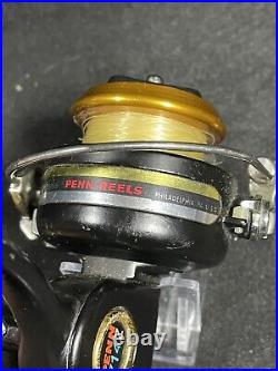 Vtg Penn 714Z Ultrasport Spinning Fishing Reel Spinfisher EXCELLENT w BOX Manual