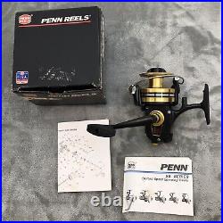 Vtg Penn 7500 SS Spinning Reel with Box and Paperwork Saltwater Made in the USA
