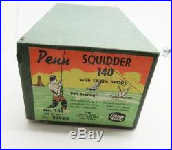 Z4 Mint In Box Penn Squidder #140 Fishing Reel, Spare Spool, Lube Catalog More